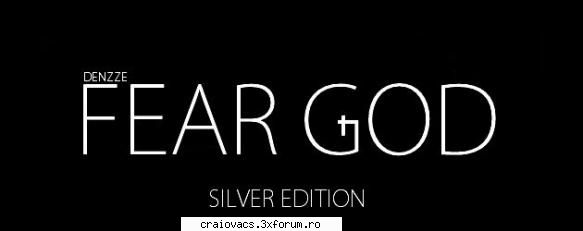 fear god [privated cfg] [original] this silver edition.- dedicated & privated denzze.- visible